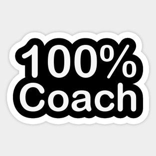 Coach, funny gifts for people who have everything. Sticker